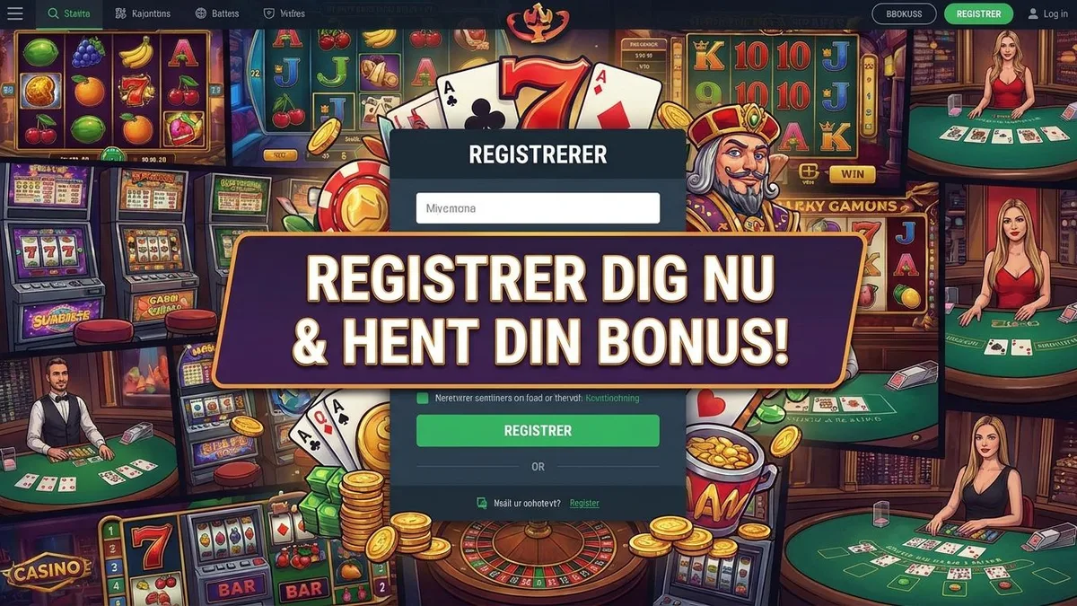 Registrering med bonus